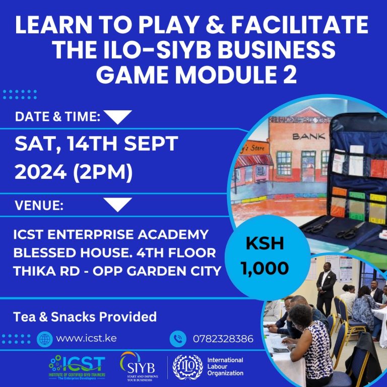 Learn to play & facilitate the ILO-SYIB Business Game Module 2